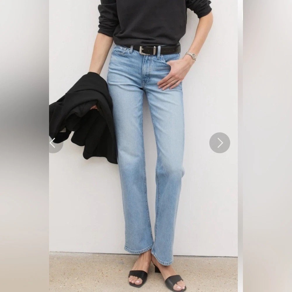 AYR Light Wash Straight Leg Jeans
